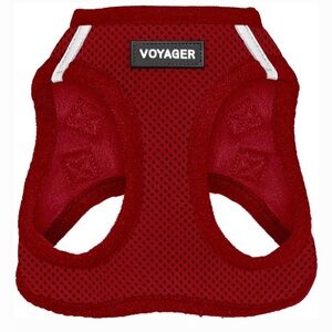 Voyager Step-in Air Dog Harness, Red with Matching Trim, Small NWT